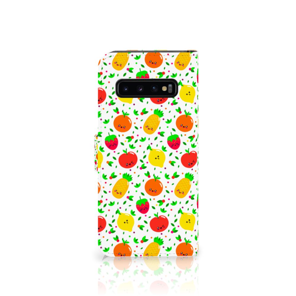 Samsung Galaxy S10 Book Cover Fruits