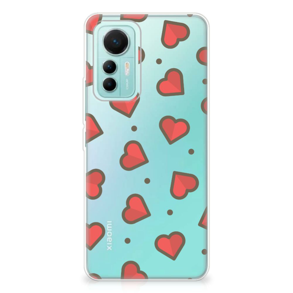 Xiaomi 12 Lite TPU bumper Hearts B2C Telecom