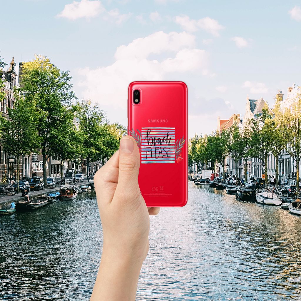 Samsung Galaxy A10 Telefoonhoesje met Naam Boho Beach