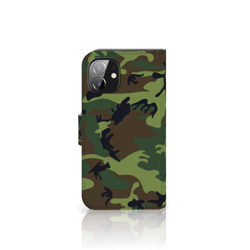 Apple iPhone 12 Mini Telefoon Hoesje Army Dark