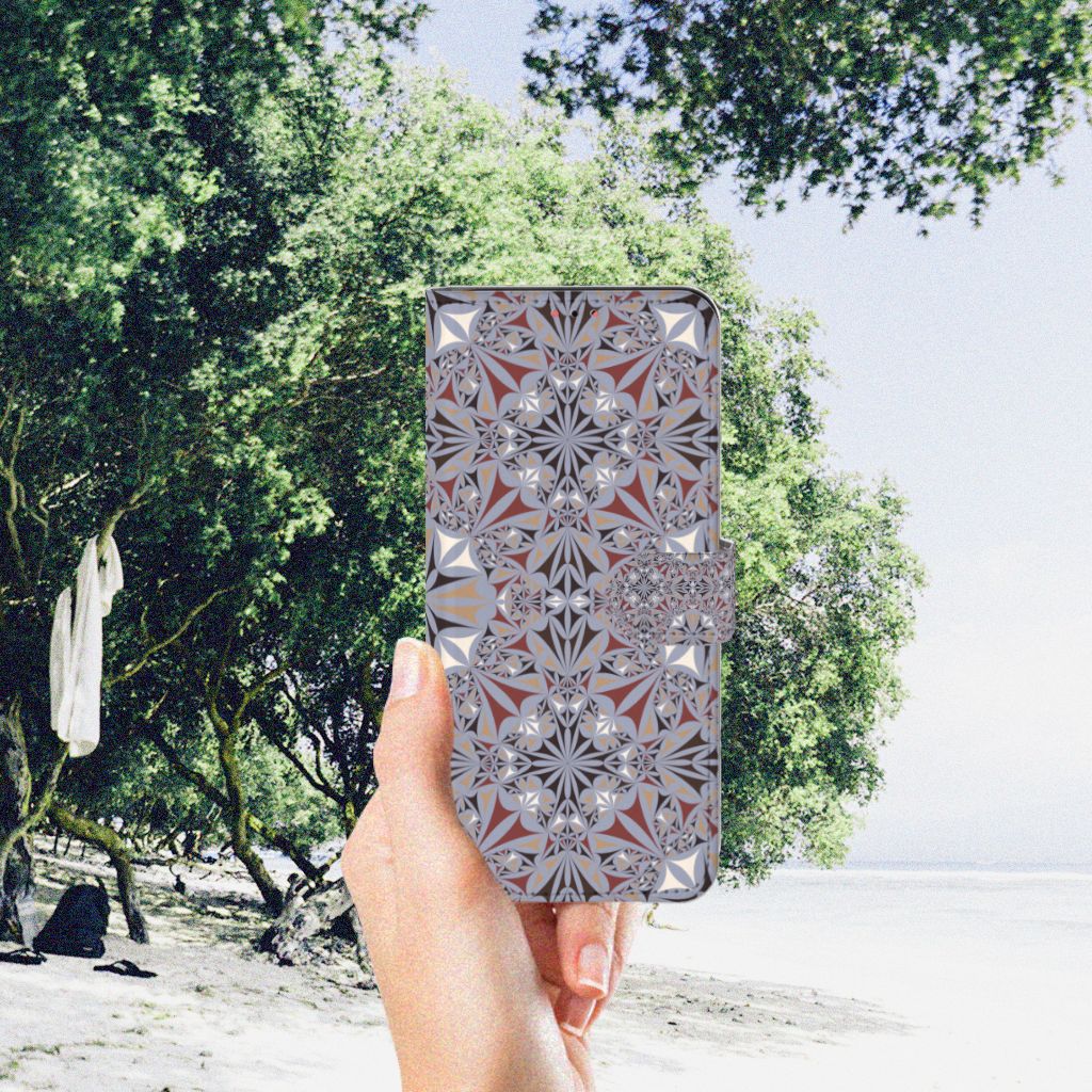 Samsung Galaxy A13 (4G) Bookcase Flower Tiles