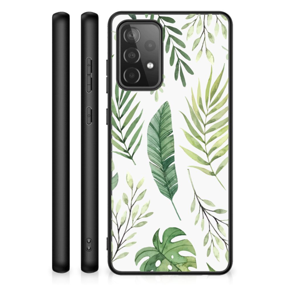 Samsung Galaxy A72 (5G/4G) Bloemen Hoesje Leaves