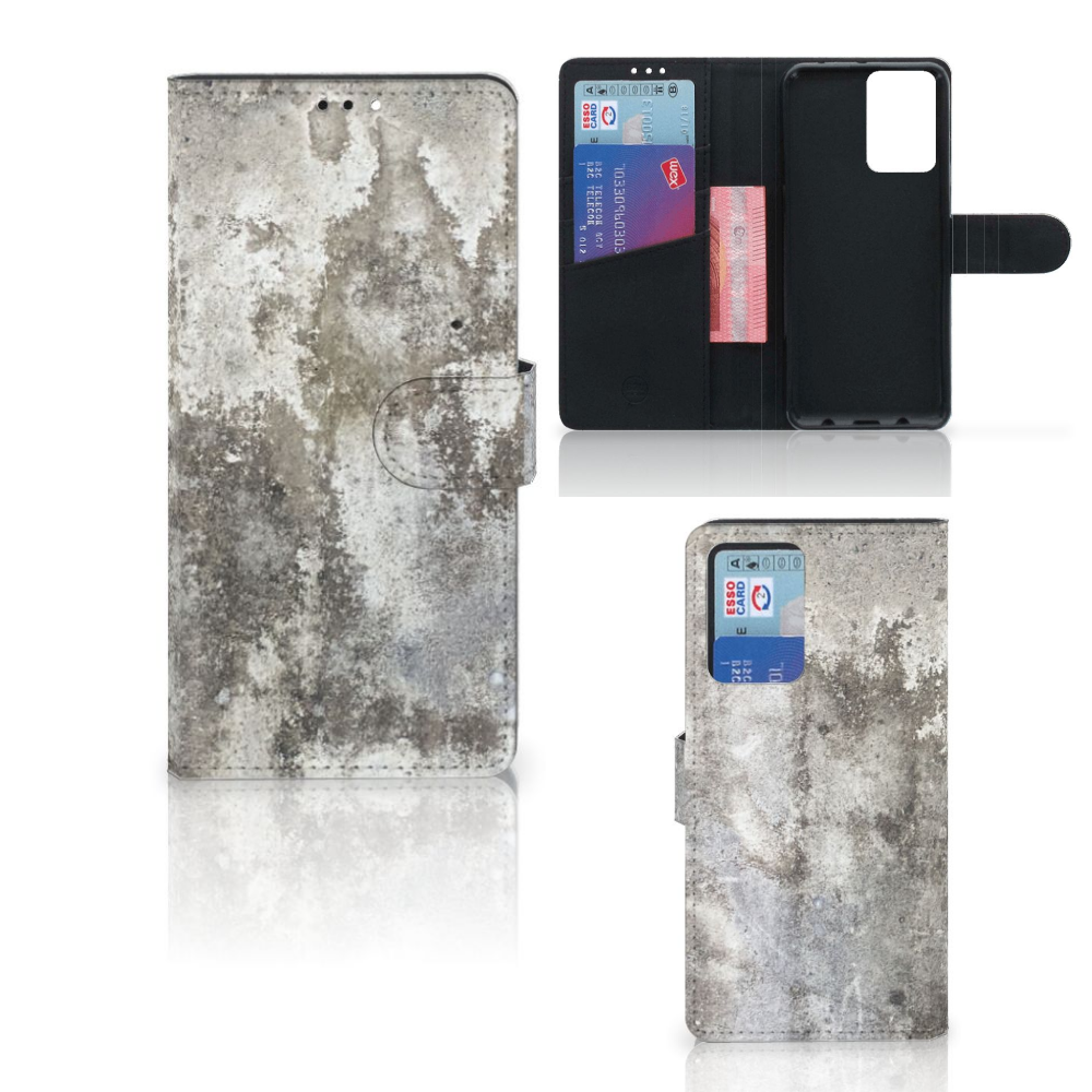 Xiaomi Redmi Note 10 Pro Bookcase Beton Print