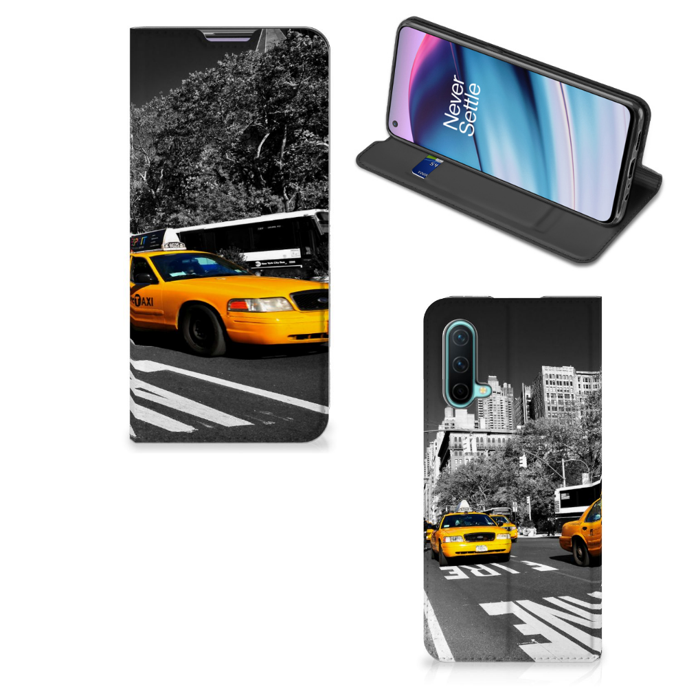 OnePlus Nord CE 5G Book Cover New York Taxi - B2C Telecom