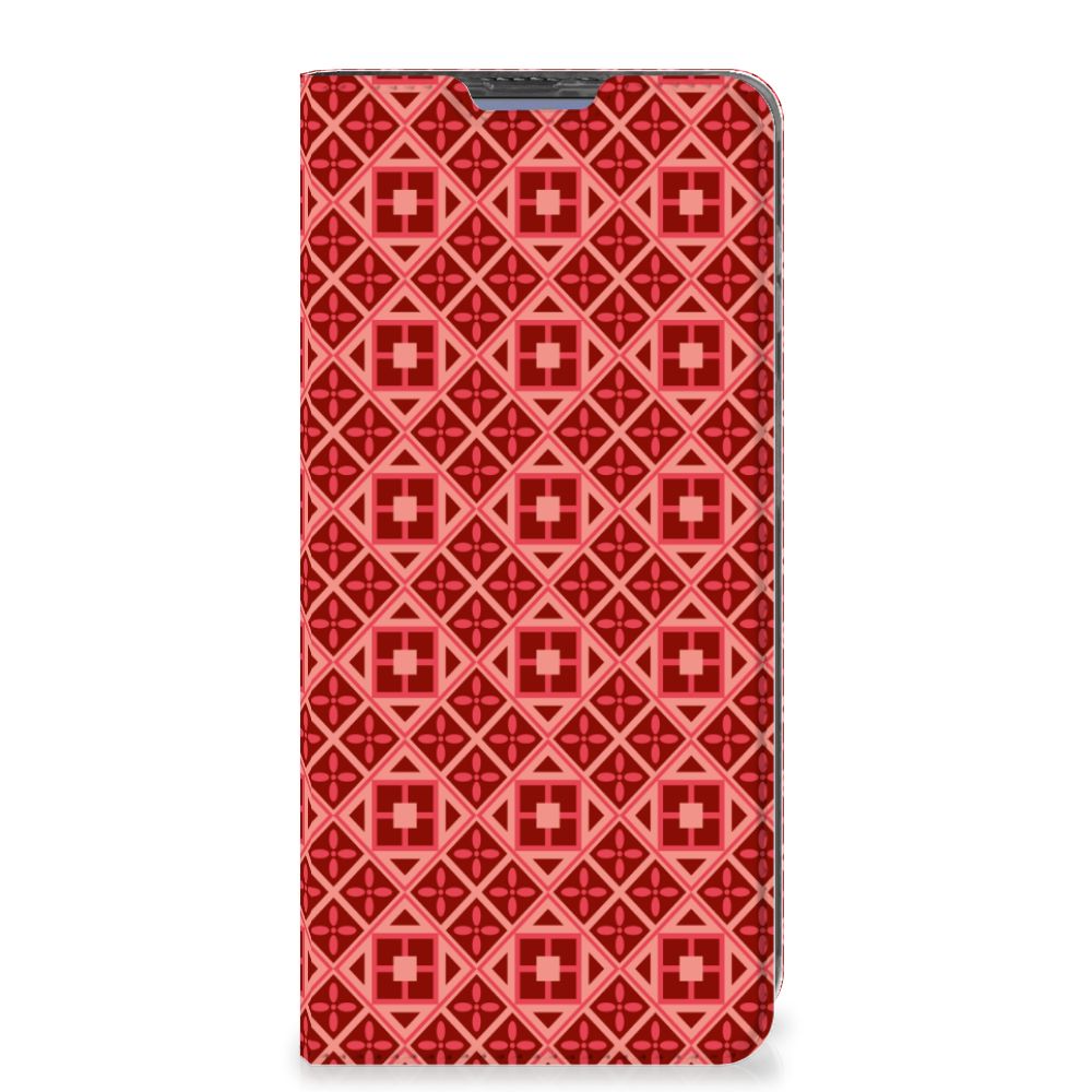 Poco X4 Pro 5G Hoesje met Magneet Batik Rood - B2C Telecom