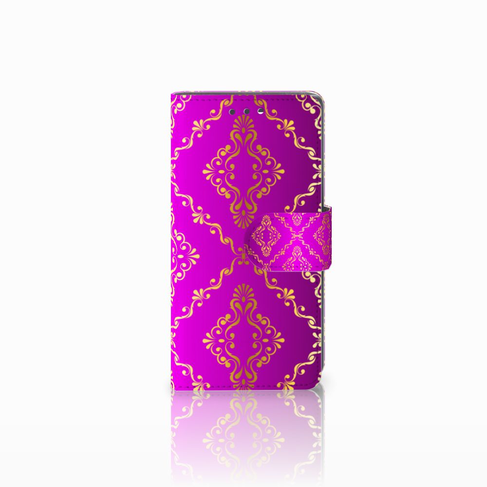 Wallet Case Sony Xperia X Compact Barok Roze