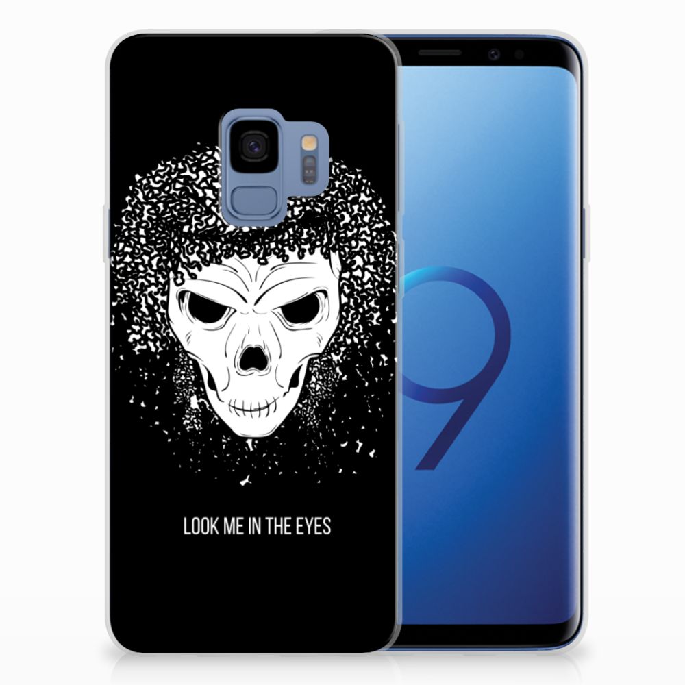 Silicone Back Case Samsung Galaxy S9 Skull Hair