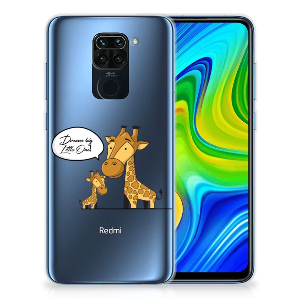 Xiaomi Redmi Note9 Telefoonhoesje met Naam Giraffe B2C Telecom
