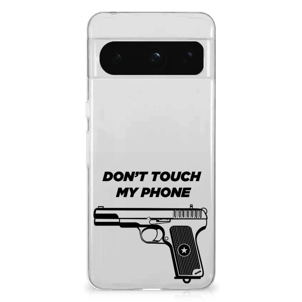 Google Pixel 8 Pro Silicone-hoesje Pistol DTMP