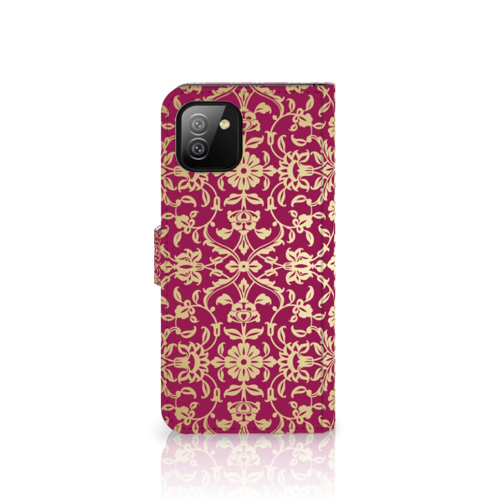 Wallet Case Samsung Galaxy A03 Barok Pink
