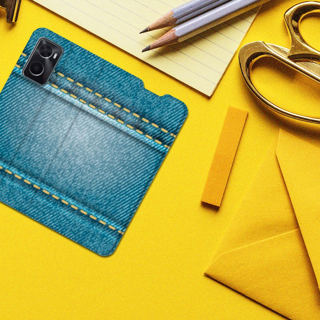 OPPO A96 | A76 Hippe Standcase Jeans - B2C Telecom