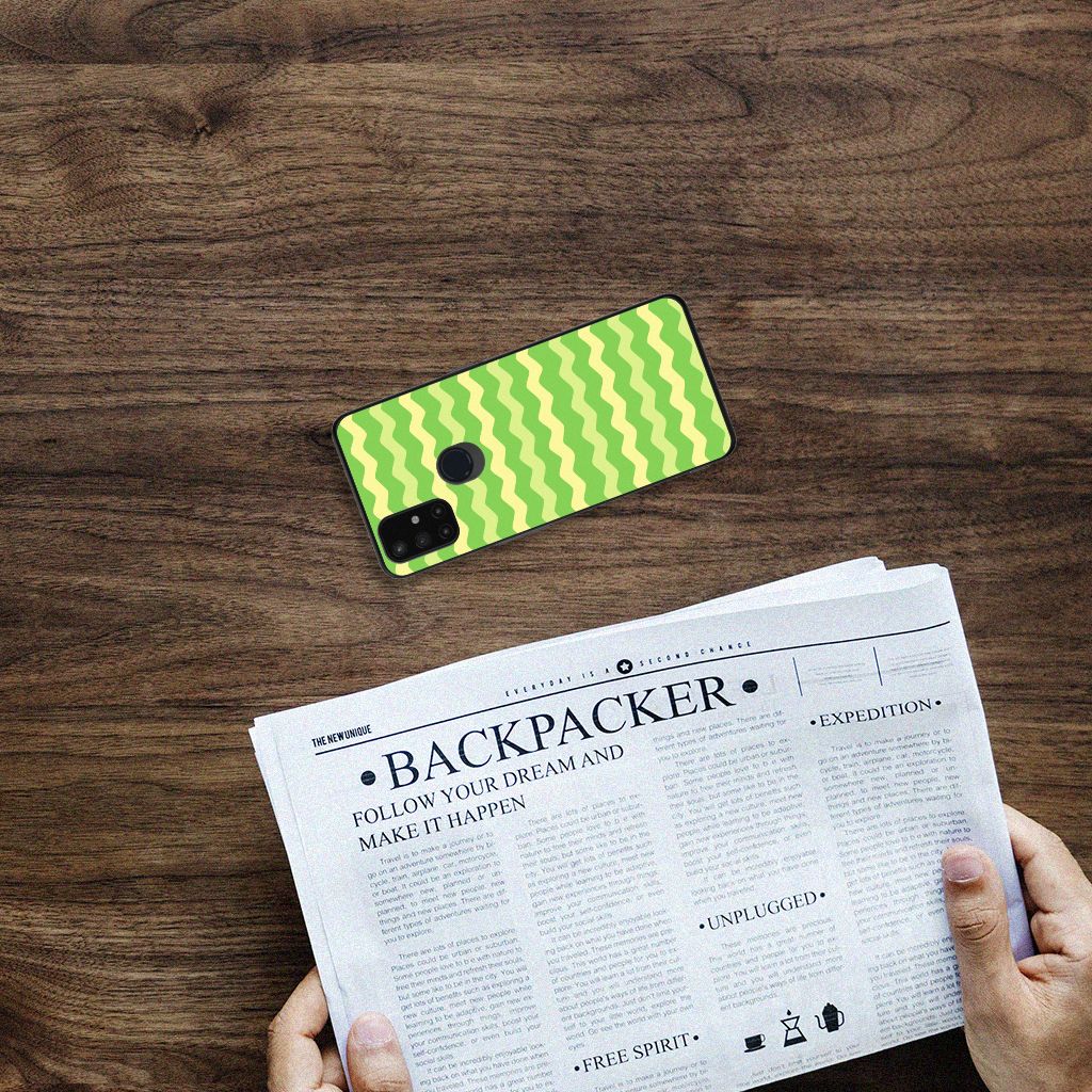 OnePlus Nord N10 5G Back Case Waves Green B2C Telecom