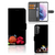 Samsung Galaxy S21 Plus Wallet Case met Pasjes Sports met sport afbeeldingen en opbergvakken voor pasjes.