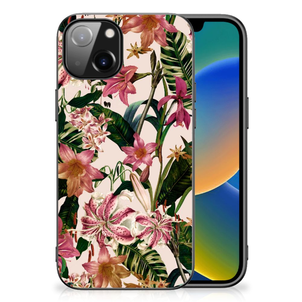 Apple iPhone 13 | iPhone 14 Bloemen Hoesje Flowers B2C Telecom