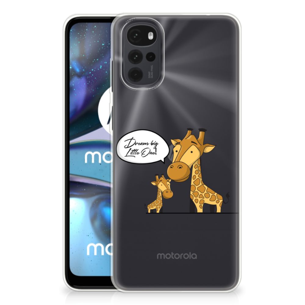 Motorola Moto G22 Telefoonhoesje met Naam Giraffe B2C Telecom