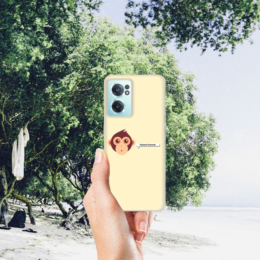 OnePlus Nord CE 2 5G Telefoonhoesje met Naam Monkey B2C Telecom