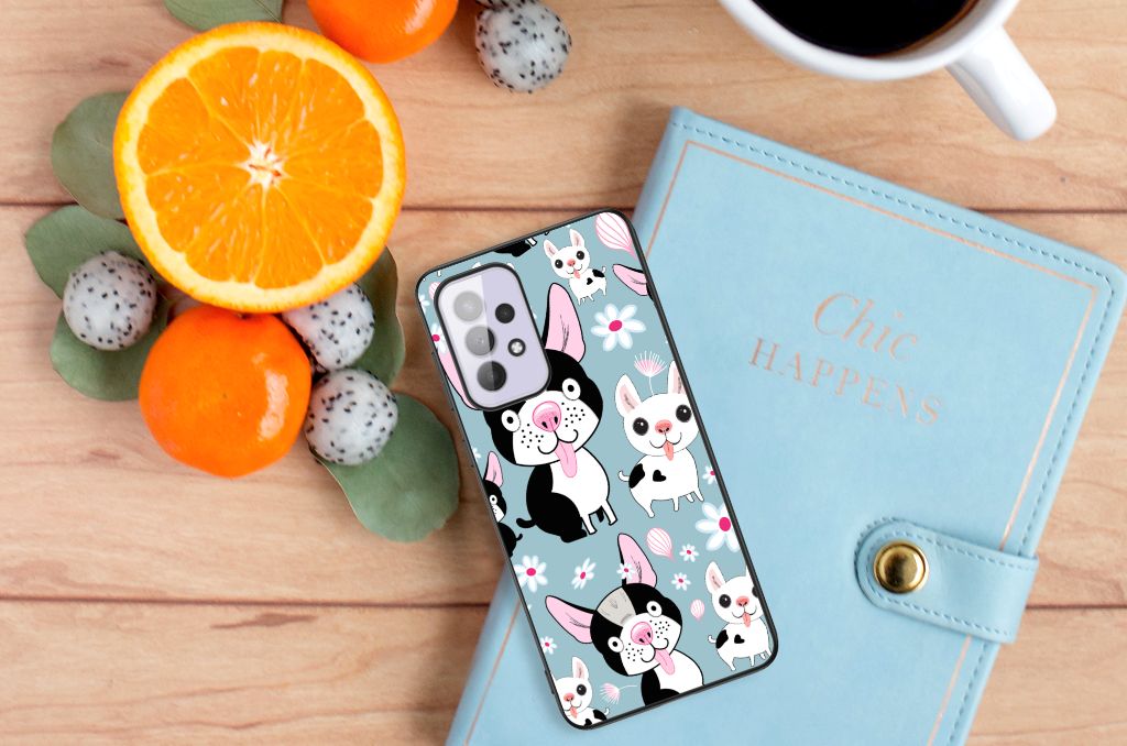 Samsung Galaxy A33 5G Dierenprint Telefoonhoesje Hondjes B2C Telecom