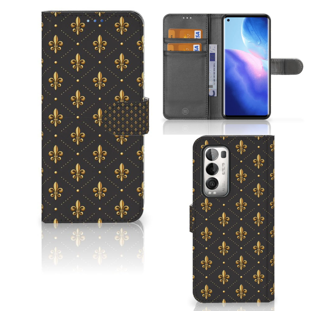 OPPO Find X3 Neo 5G Telefoon Hoesje Franse Lelie