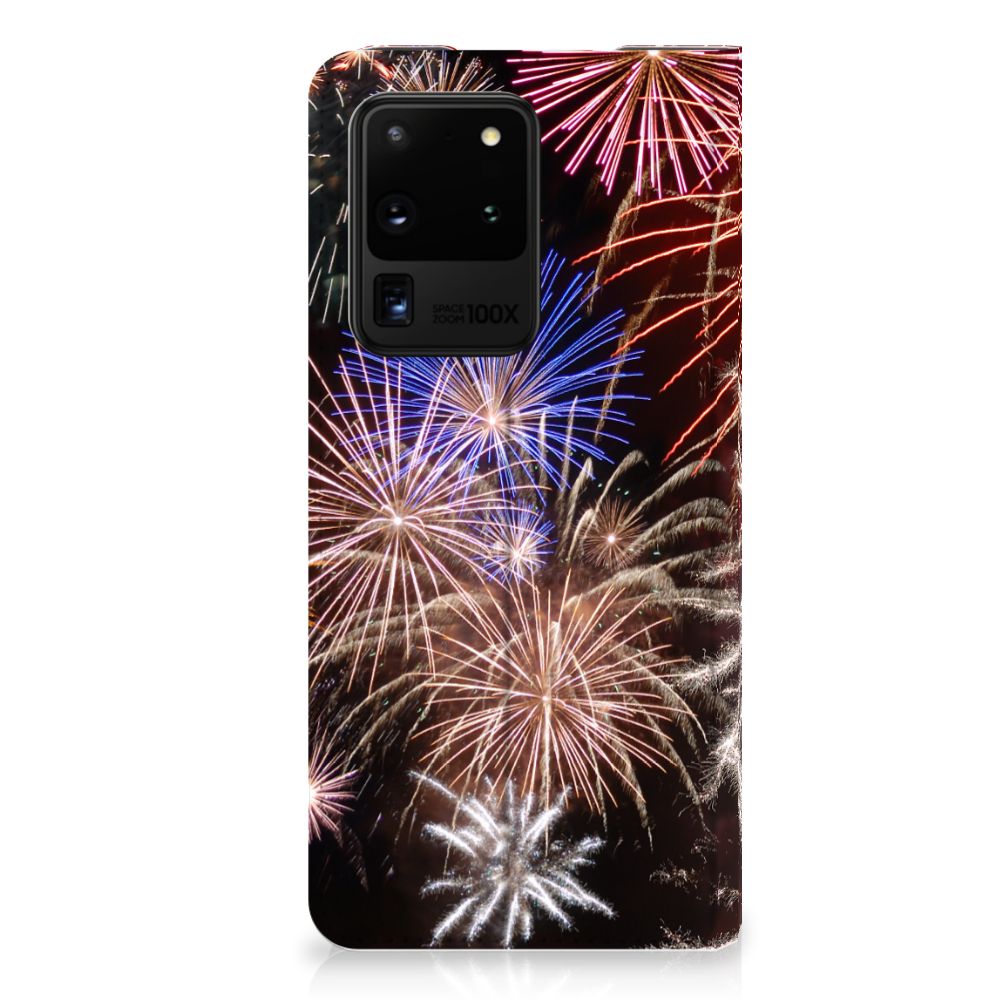 Samsung Galaxy S20 Ultra Hippe Standcase Vuurwerk - B2C Telecom