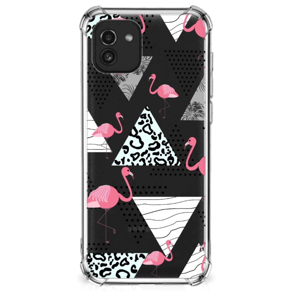 Samsung Galaxy A03 Case Anti-shock Flamingo Triangle B2C Telecom