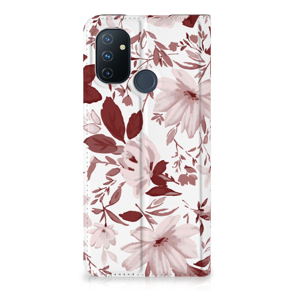 Bookcase OnePlus Nord N100 Watercolor Flowers - B2C Telecom