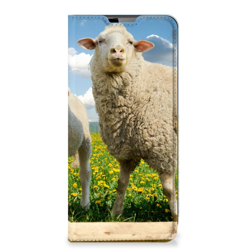 Motorola Moto G9 Plus Hoesje maken Schaap en Lammetje - B2C Telecom