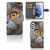 Telefoonhoesje met Pasjes Samsung Galaxy S22 Britse Korthaar met indrukwekkende kattenoog afbeelding.