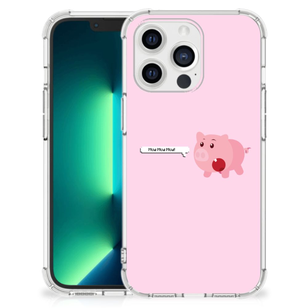 iPhone 13 Pro Max Stevig Bumper Hoesje Pig Mud - B2C Telecom