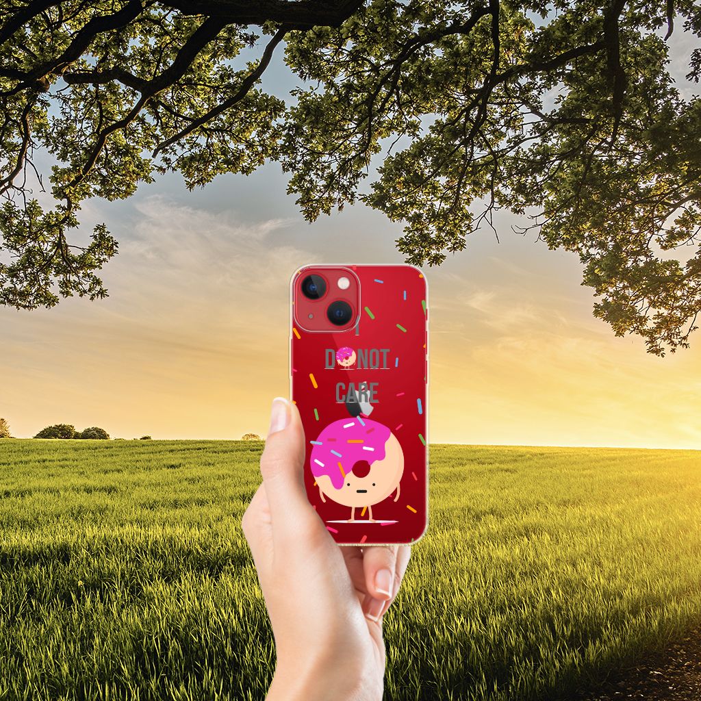 Apple iPhone 13 Siliconen Case Donut Roze B2C Telecom
