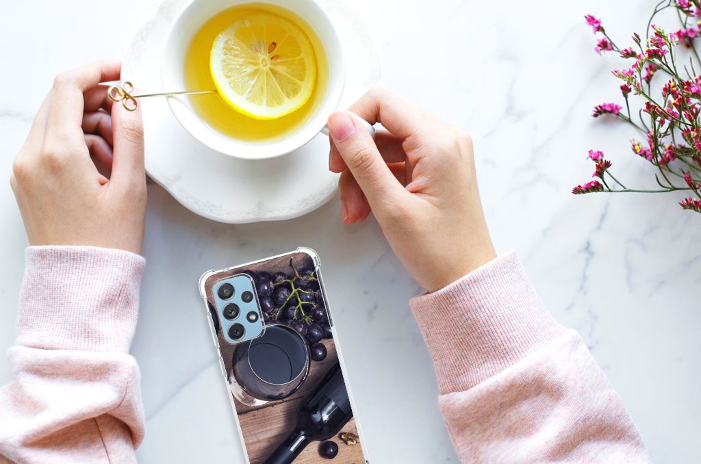 Samsung Galaxy A73 Beschermhoes Wijn B2C Telecom