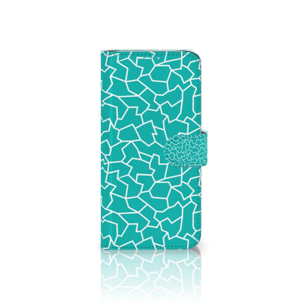 Huawei P40 Lite Hoesje Cracks Blue