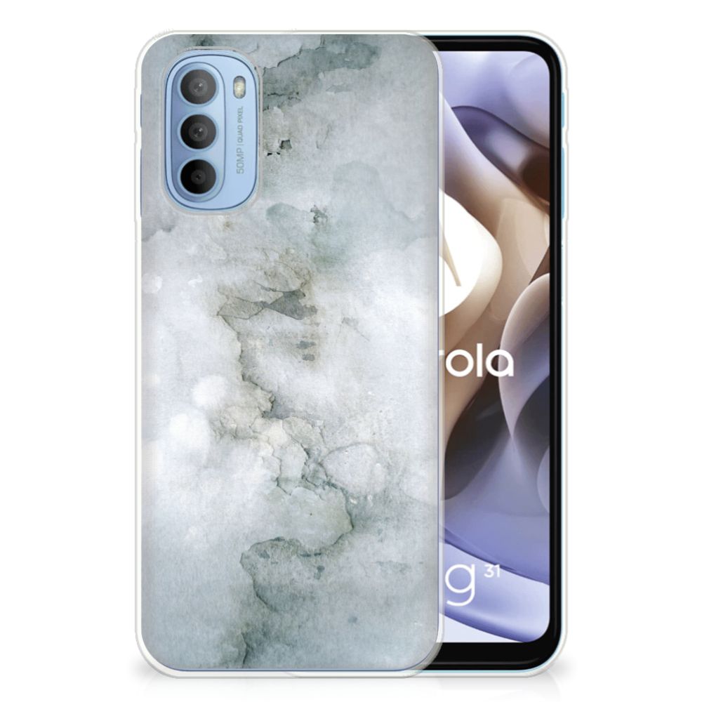 Hoesje maken Motorola Moto G31 | G41 Painting Grey B2C Telecom