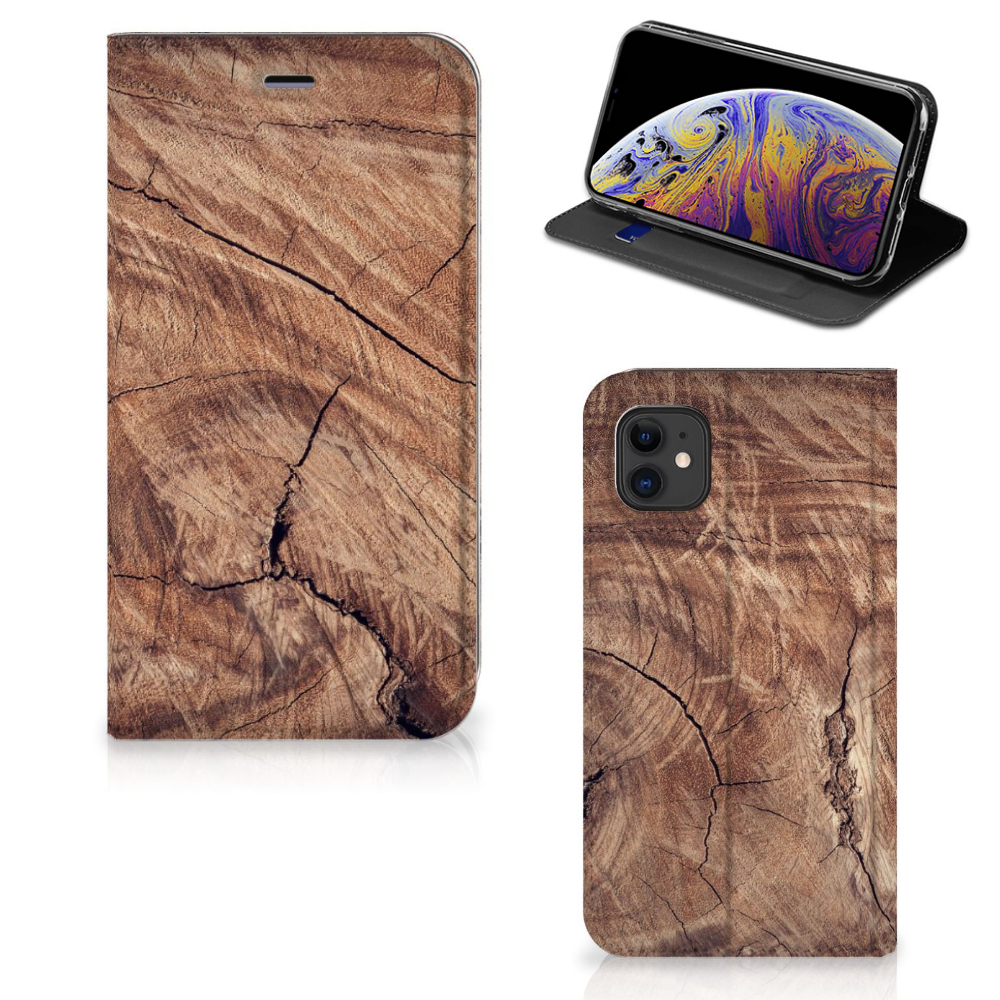 Apple iPhone 11 Book Wallet Case Tree Trunk