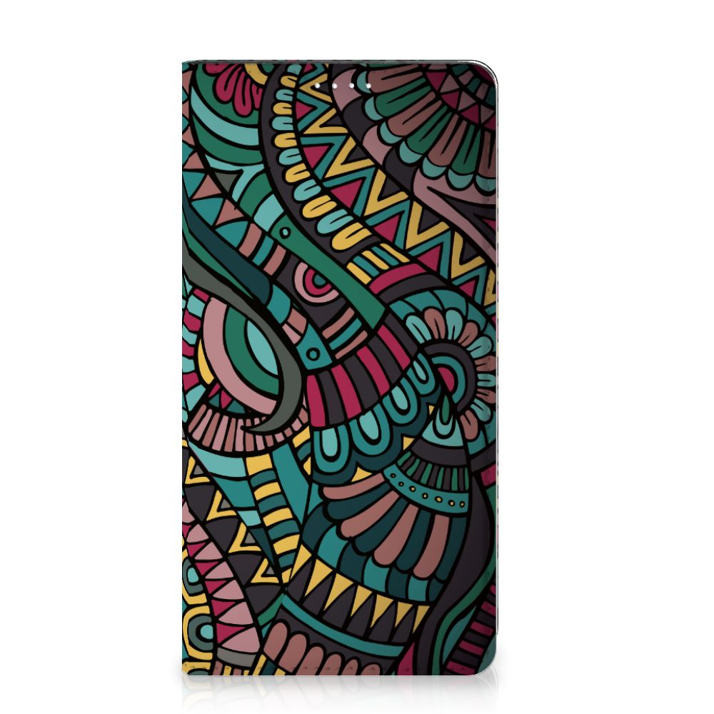 Samsung Galaxy A54 Hoesje met Magneet Aztec