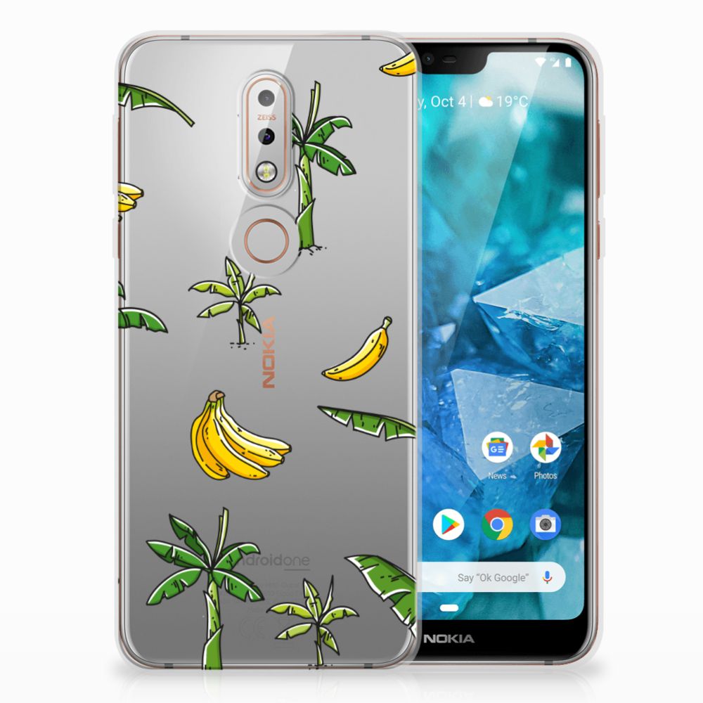 Nokia 7.1 TPU Case Banana Tree