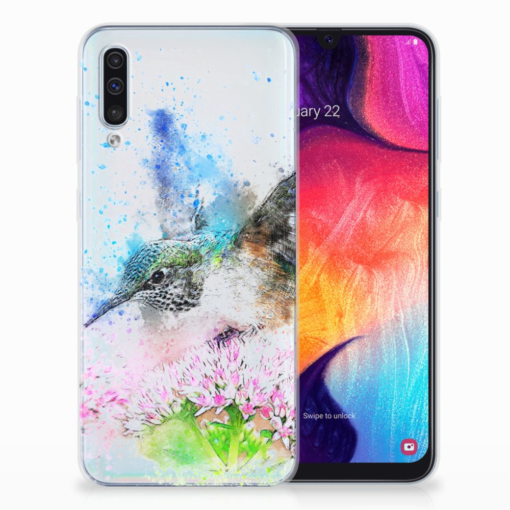 Hoesje maken Samsung Galaxy A50 Vogel