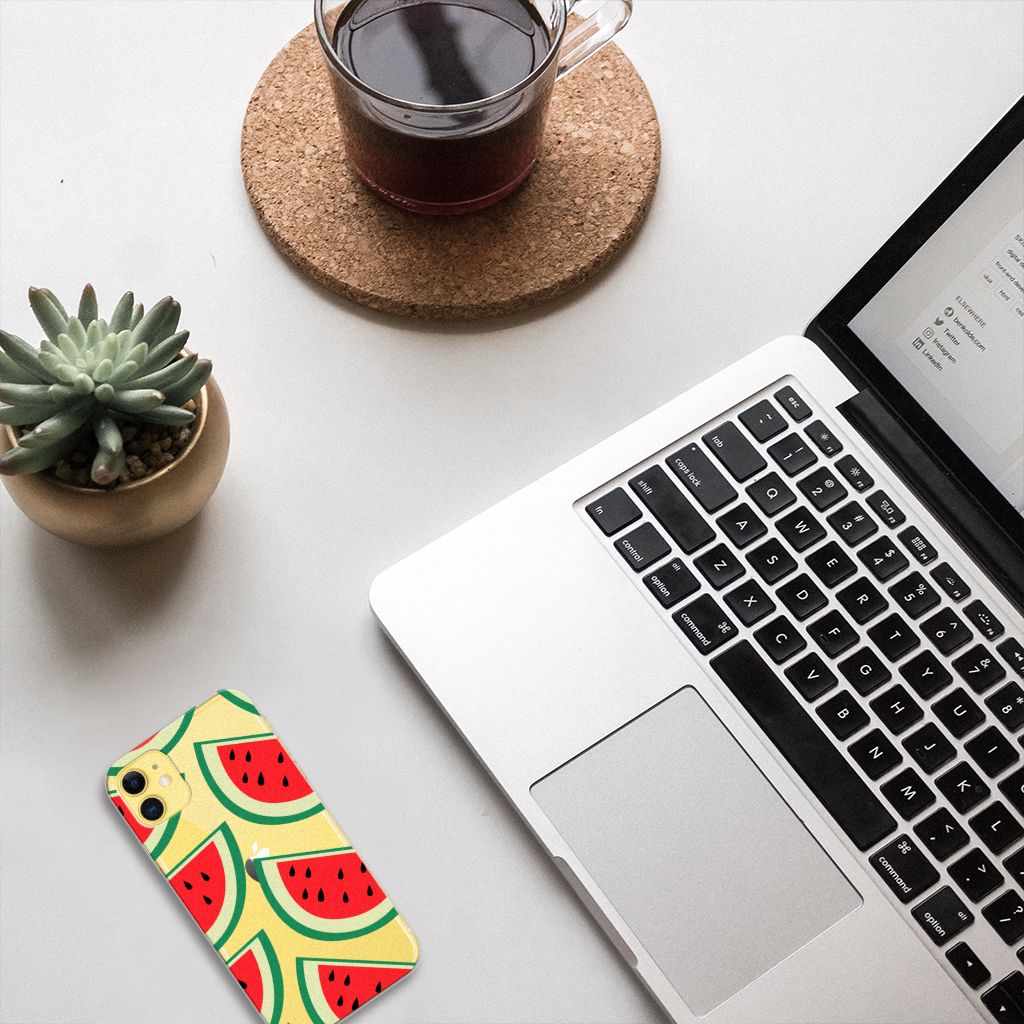 Apple iPhone 11 Siliconen Case Watermelons