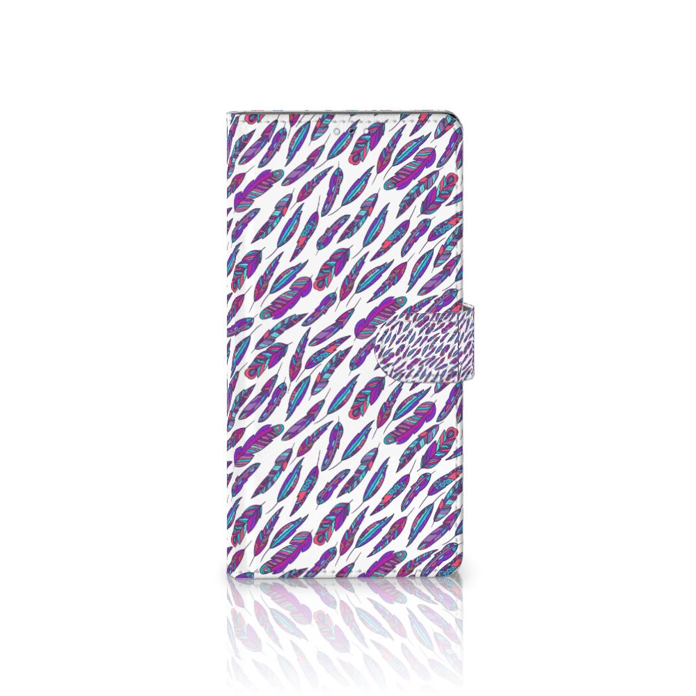 Samsung Galaxy S22 Ultra Telefoon Hoesje Feathers Color