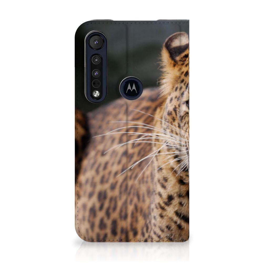 Motorola G8 Plus Hoesje maken Luipaard - B2C Telecom