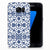 Samsung Galaxy S7 TPU Case Flower Blue