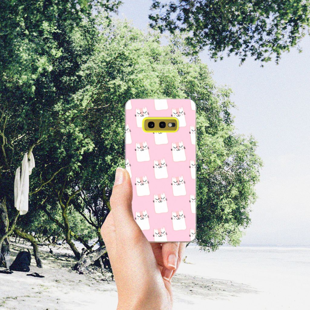 Samsung Galaxy S10e TPU Hoesje Sleeping Cats