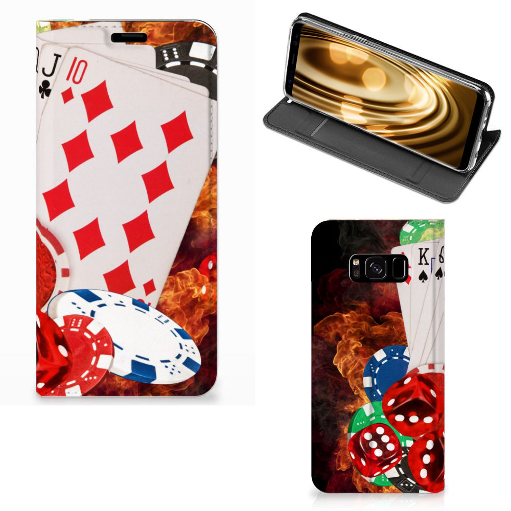 Samsung Galaxy S8 Hippe Standcase Casino