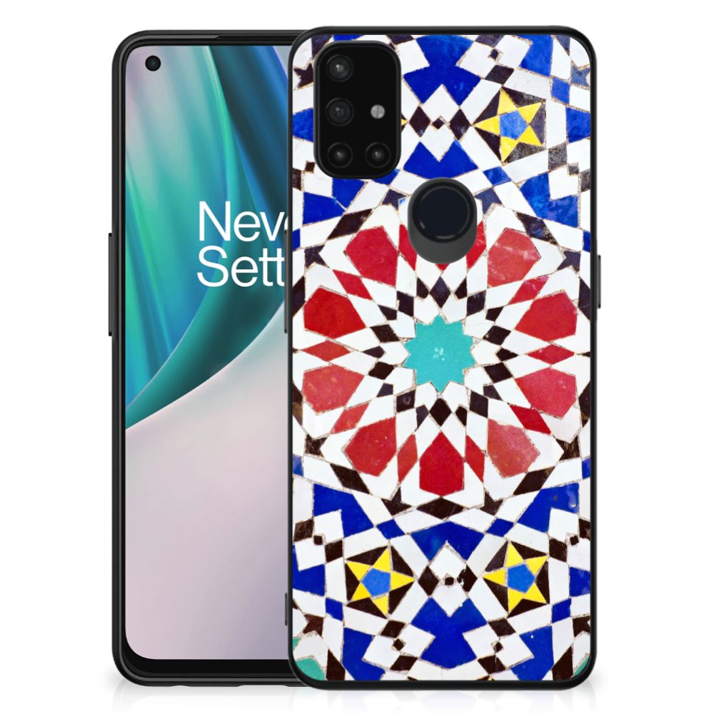 OnePlus Nord N10 5G Marmeren Print Telefoonhoesje Mozaïek