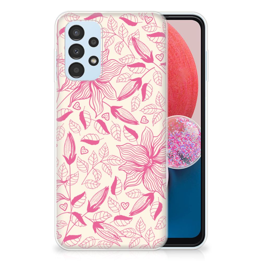 Samsung Galaxy A13 4G TPU Case Pink Flowers B2C Telecom