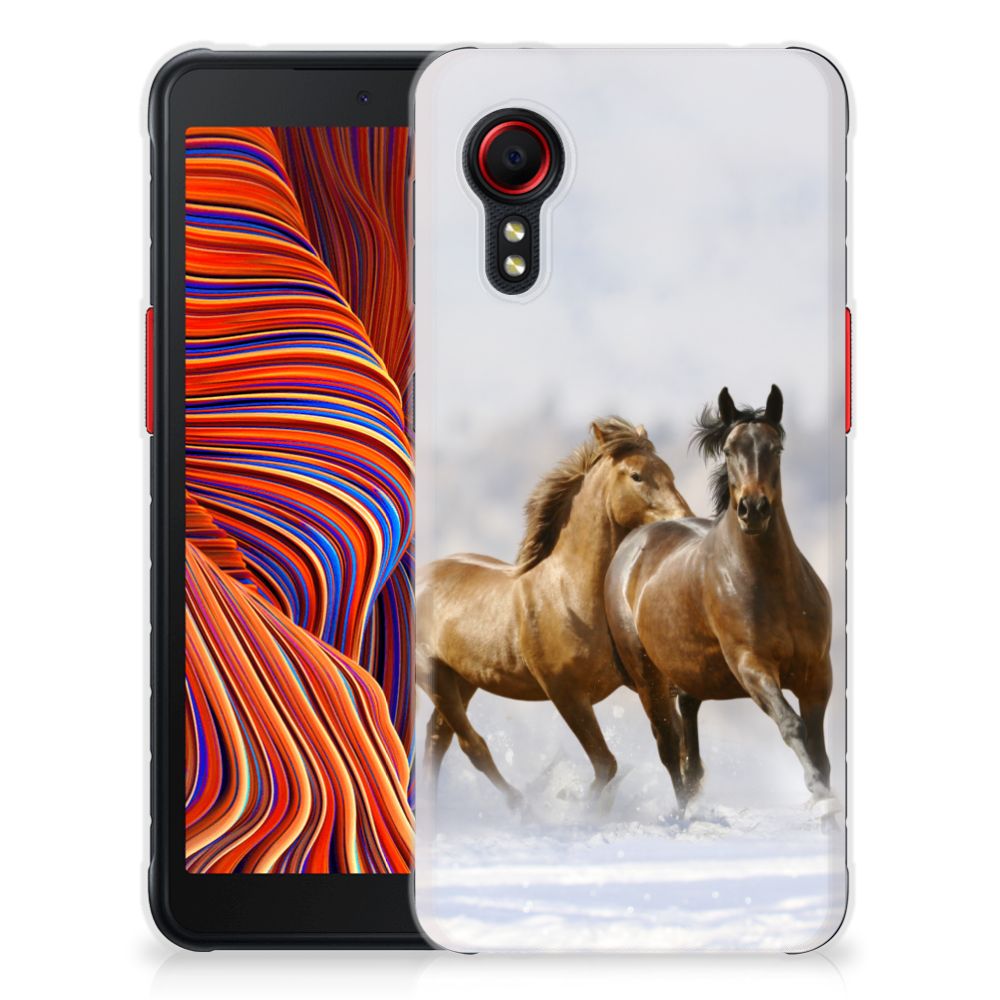 Samsung Galaxy Xcover 5 TPU Hoesje Paarden