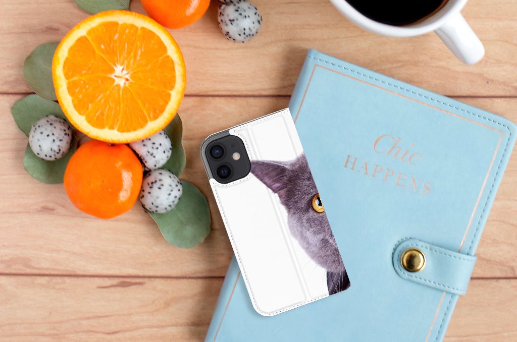 iPhone 12 Mini Hoesje maken Kat - B2C Telecom