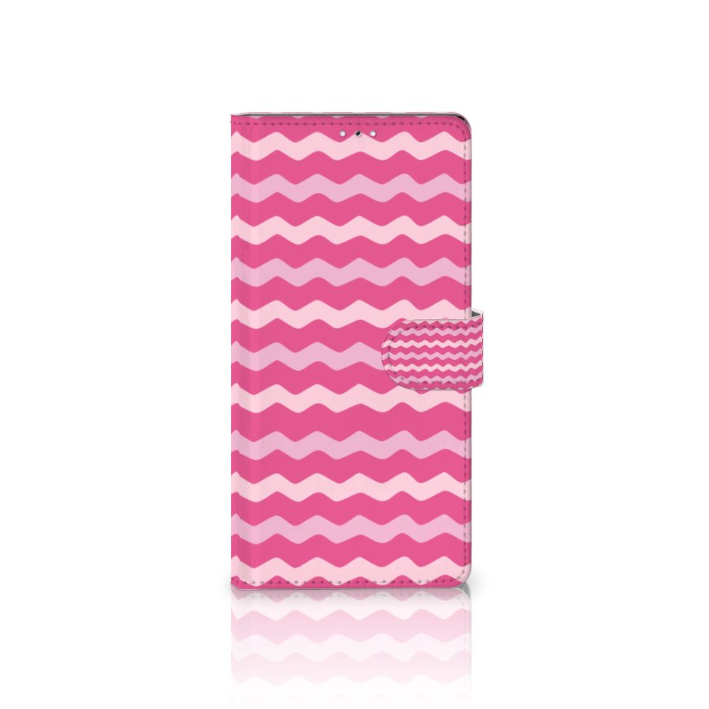 Samsung Galaxy S22 Ultra Telefoon Hoesje Waves Pink