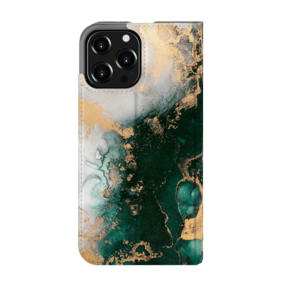 Standcase voor iPhone 13 Pro Max Marmer Groen - B2C Telecom