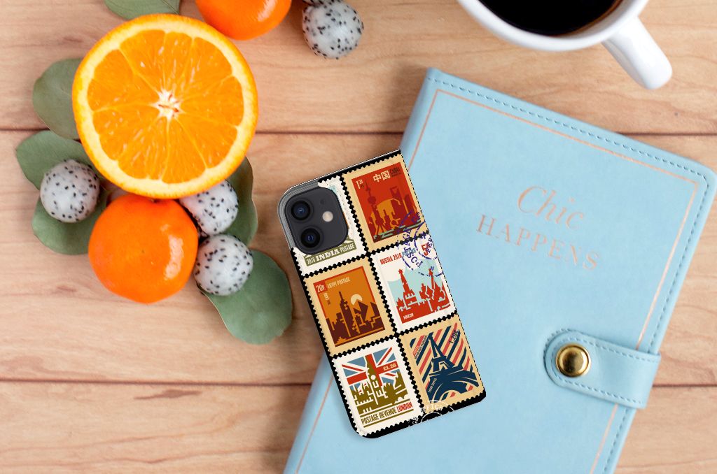 iPhone 12 Mini Book Cover Postzegels - B2C Telecom