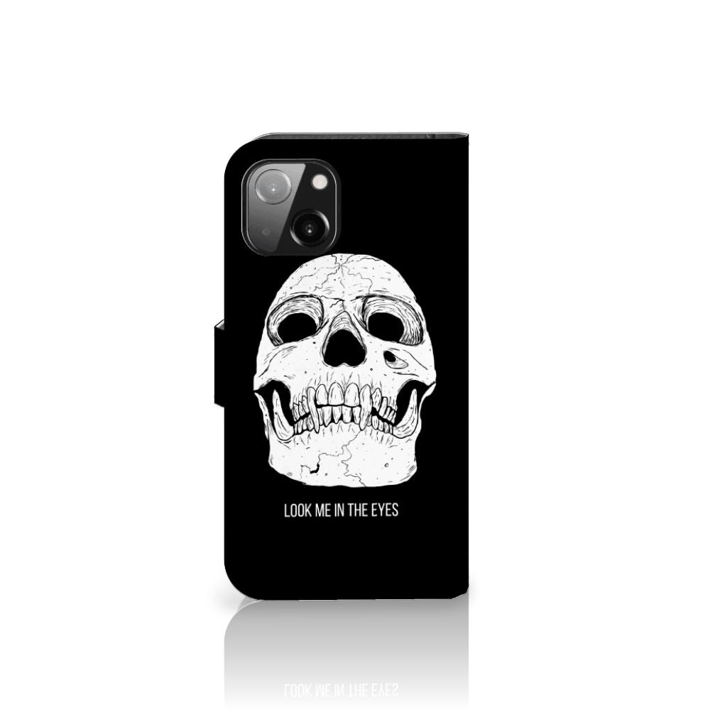 Telefoonhoesje met Naam Apple iPhone 13 Skull Eyes